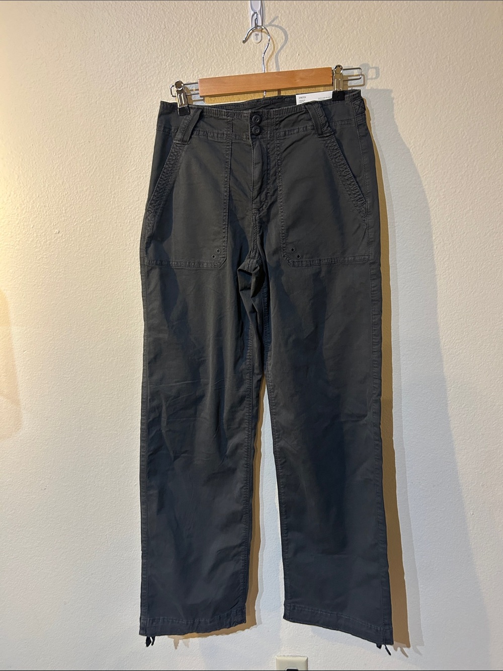 American Eagle Stovepipe Stretch Utility Pants Dark Gray